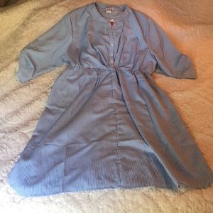 Button Down Maternity Dress